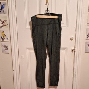 Aerie Heathered Dark Green XL Leggings